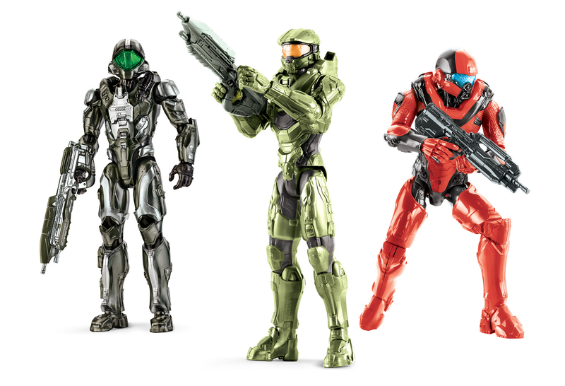 Halo 12″ Figure Assortment (SRP: $9.99) – Step into the Halo action with the all new Halo 12” figure assortment. Each figure stands 12” tall and includes 15 points of articulation. Figures include one iconic, interchangeable weapon that can store on back of figure and authentic, game-inspired design based on characters from the Halo universe.
